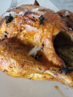 Una foto de Pollo asado al horno
