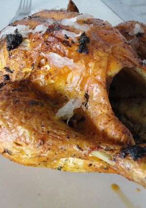 Una foto de Pollo asado al horno