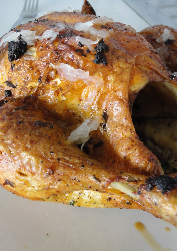 Una foto de Pollo asado al horno
