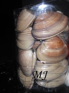 Una foto de Almejas gratinadas al carbón