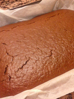Una foto de Bizcocho de chocolate (sin huevo)