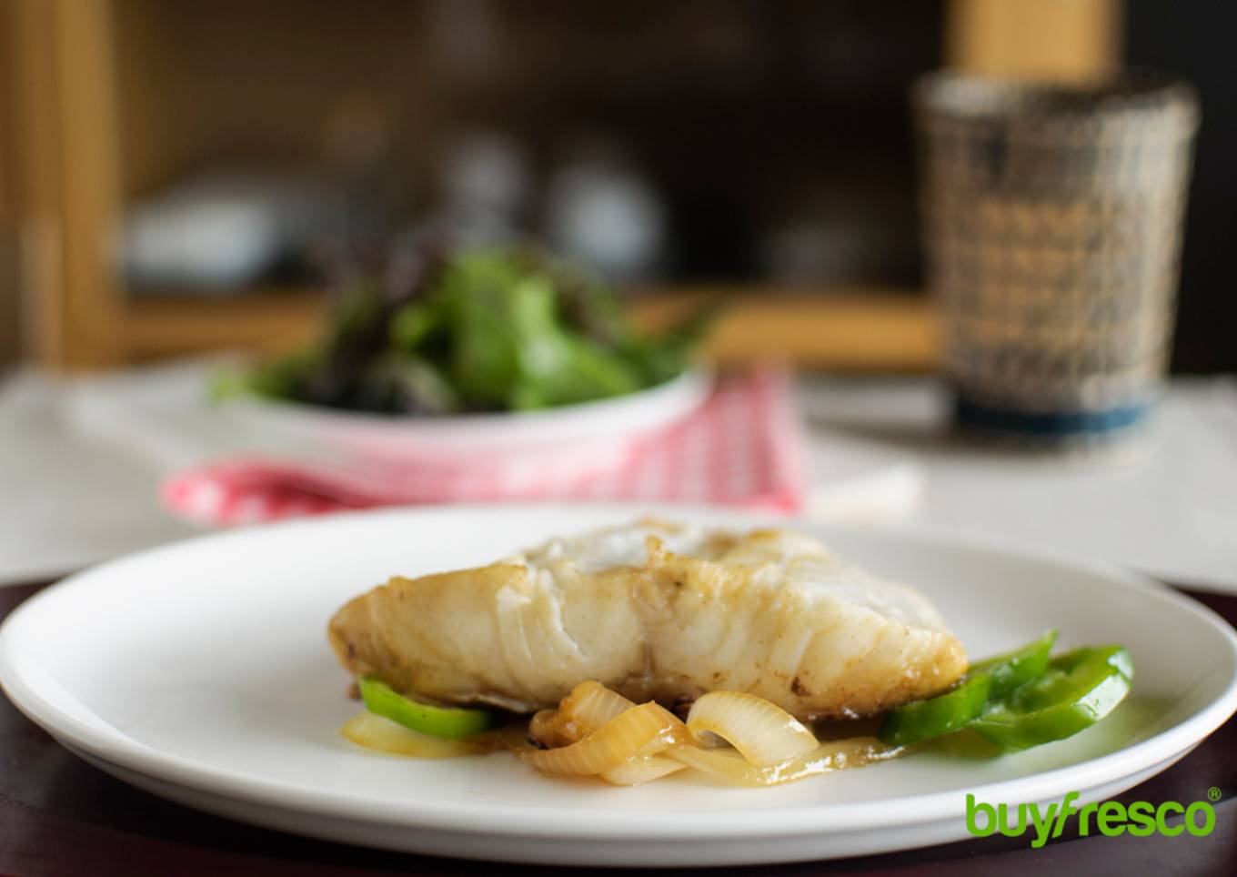 Papillote de bacalao con calabaza