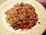 Arroz integral con verduras