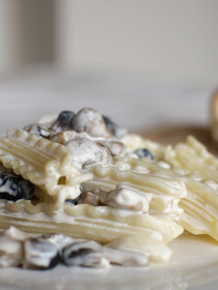 Una foto de Capricci funghi con salsa