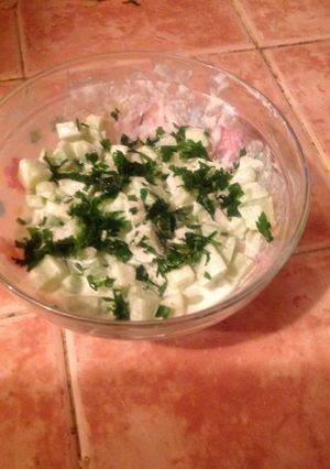 A picture of Cucumber Salad.