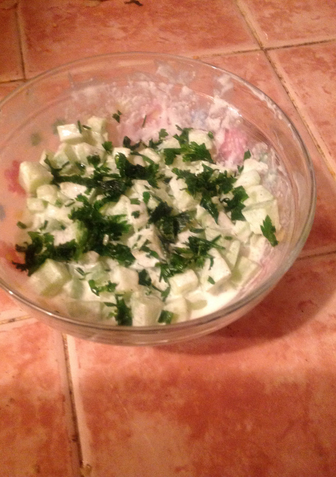 A picture of Cucumber Salad.