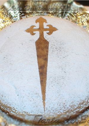 Una foto de Tarta de Santiago