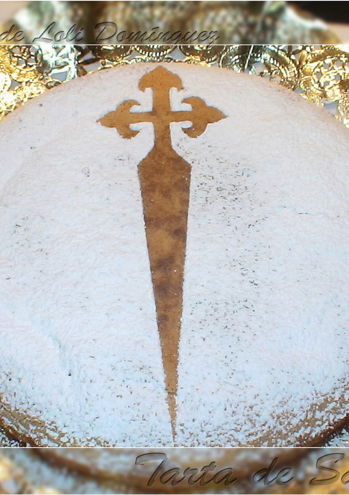 Una foto de Tarta de Santiago