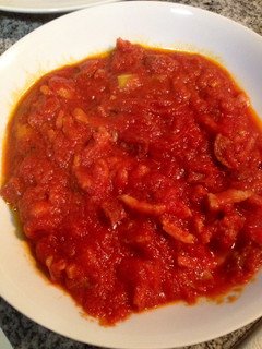 Una foto de Salsa de tomate y bacon