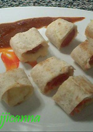 Una foto de Rollitos de chistorra