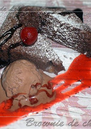 Una foto de Brownie de chocolate perfecto