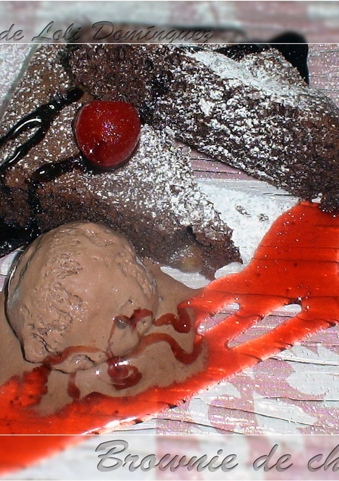 Una foto de Brownie de chocolate perfecto