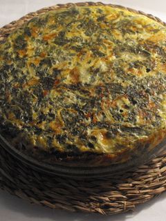 Una foto de Tortilla de acelgas a la menta