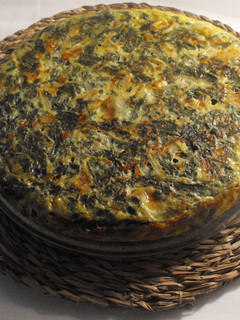 Una foto de Tortilla de acelgas a la menta