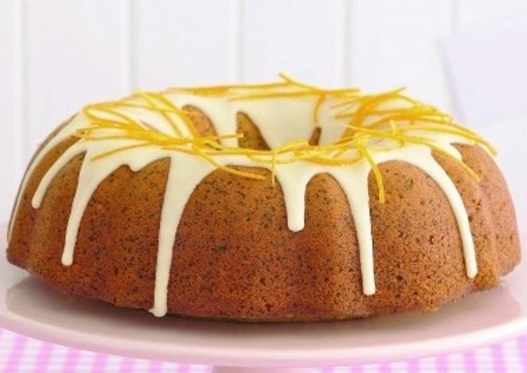 Tarta de naranja con sésamo