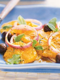 Una foto de Ensalada de naranja con especias