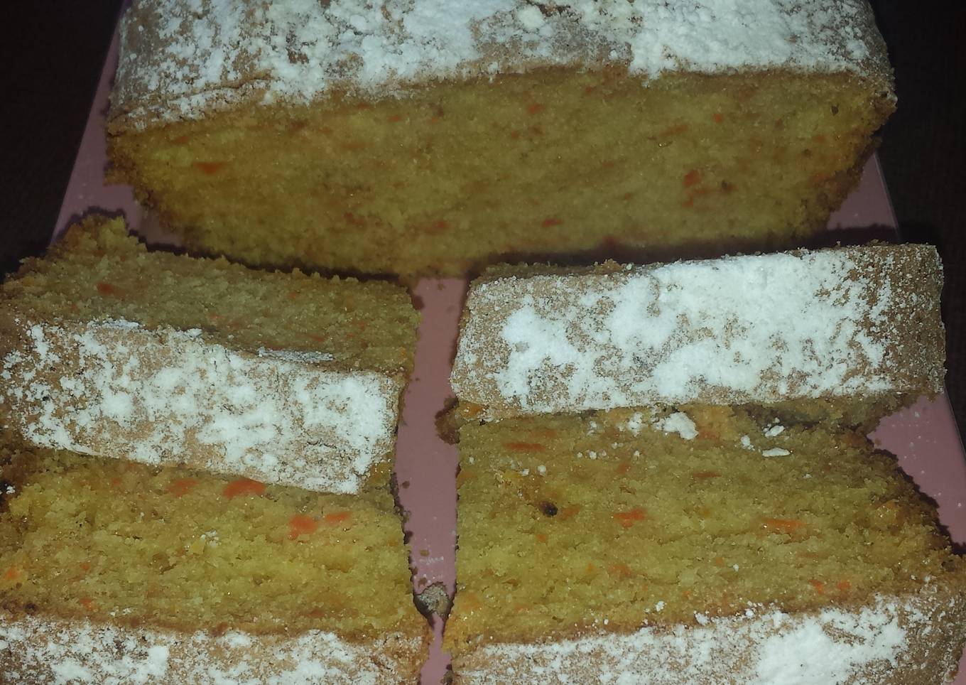 Plum cake de zanahoria