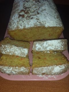 Una foto de Plum cake de zanahoria