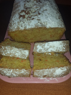 Una foto de Plum cake de zanahoria