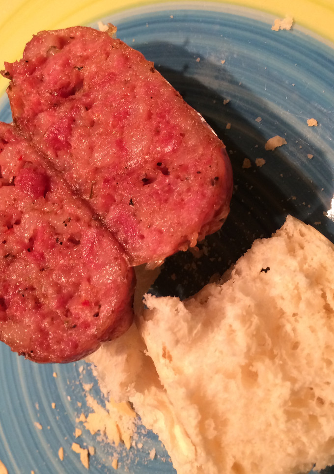 Una foto de Choripan o chori
