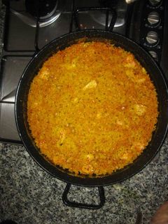 Una foto de Arroz con merluza
