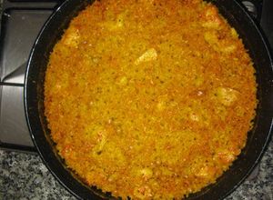 Una foto de Arroz con merluza
