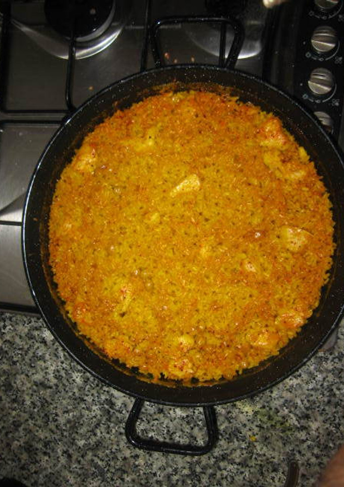 Una foto de Arroz con merluza