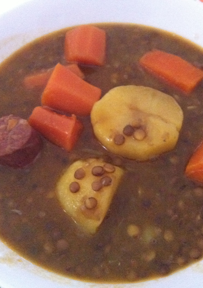 Una foto de Lentejas con chorizo y patata