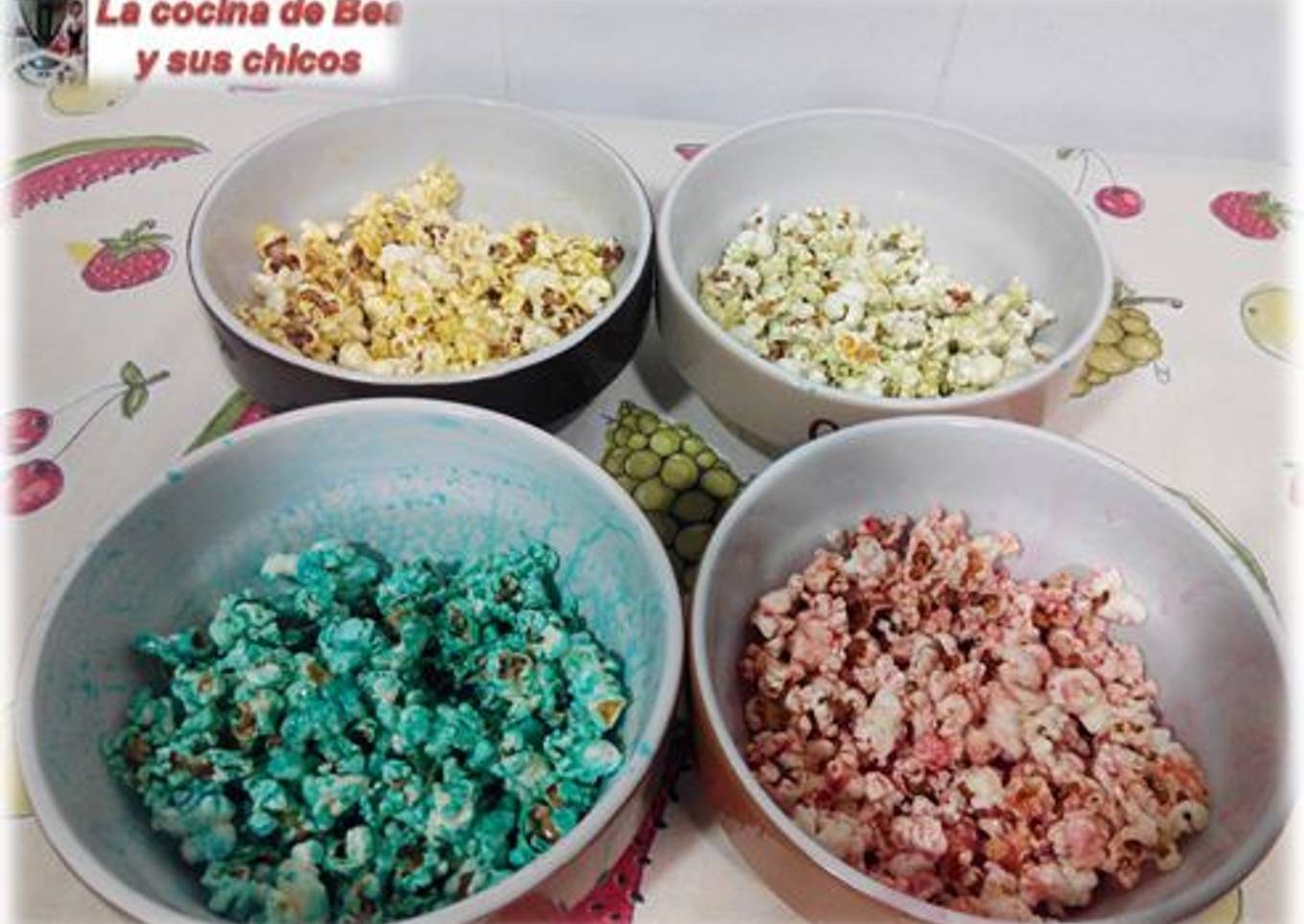 Palomitas de maíz de colores