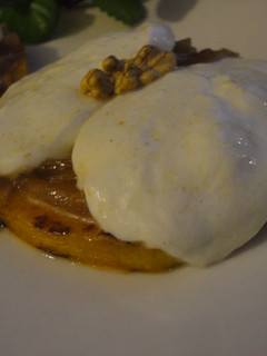 Una foto de Calabaza a la plancha con mozzarella fresca