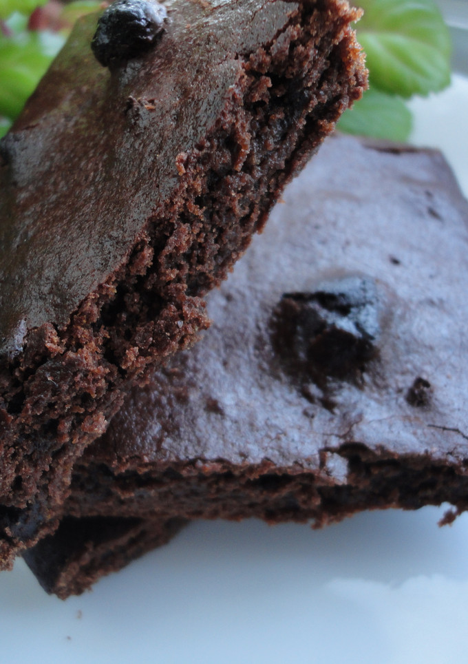 Una foto de Brownie de calabaza y cacao
