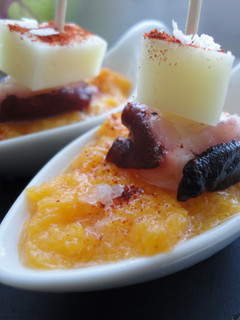 Una foto de Cucharilla de pulpo con calabaza