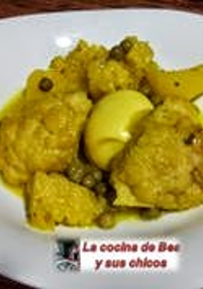 Una foto de Guisado de aprovechamiento de coliflor