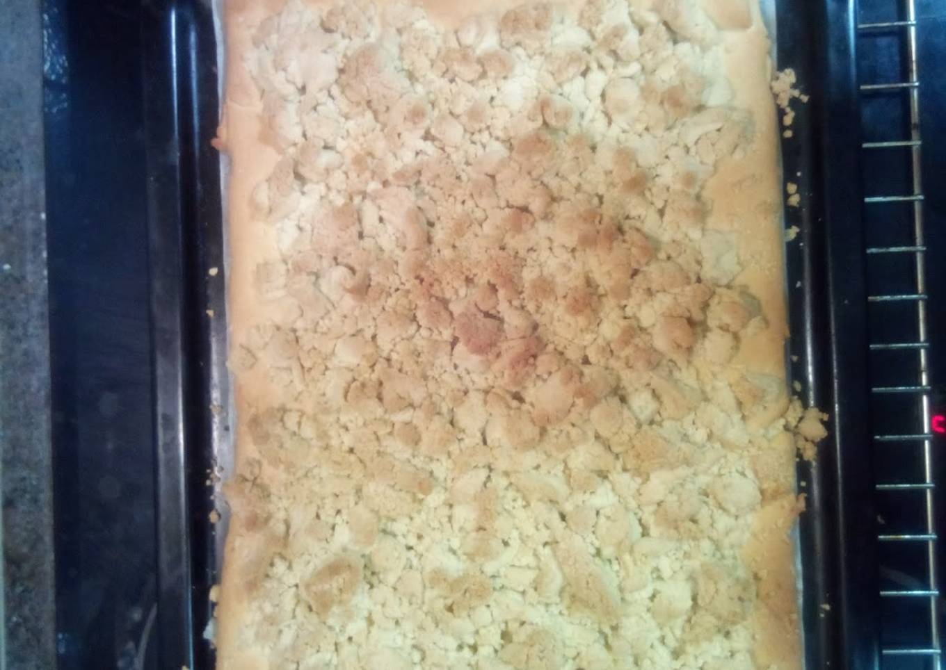 Coca de mollitas (masa de pan)