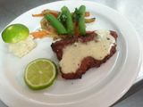 Solomillo de cerdo en mostaza Dijón