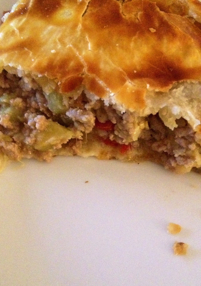 Una foto de Pastel de carne picada y verdura