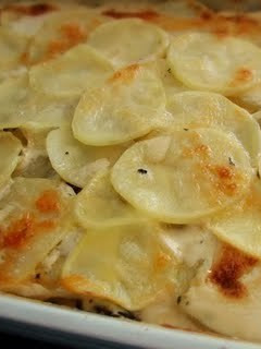 Foto principal de Papas al gratín con champiñones
