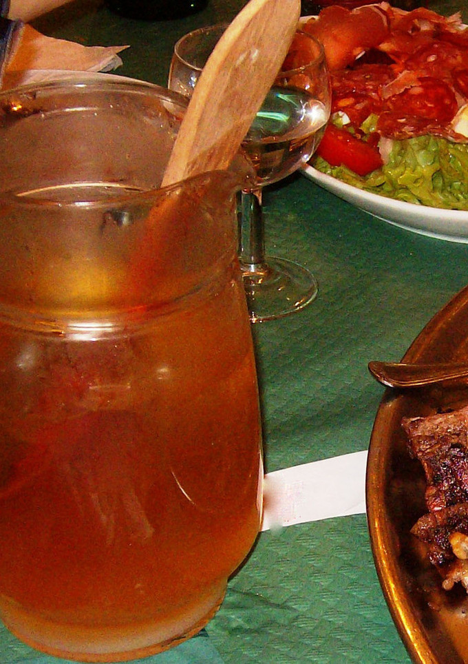 Una foto de Sangría de sidra asturiana