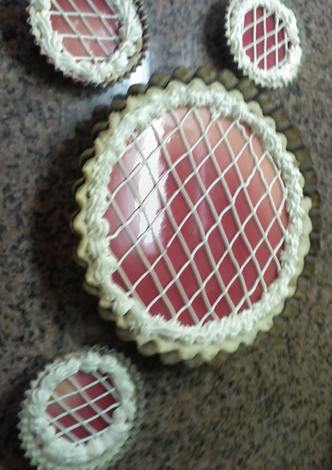 Una foto de Tarta fácil de postre y gelatina