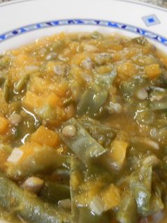 Una foto de Judías verdes con calabaza