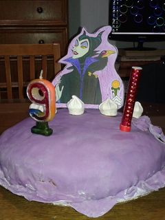 Una foto de Torta de Cumpleaños "Maléfica"