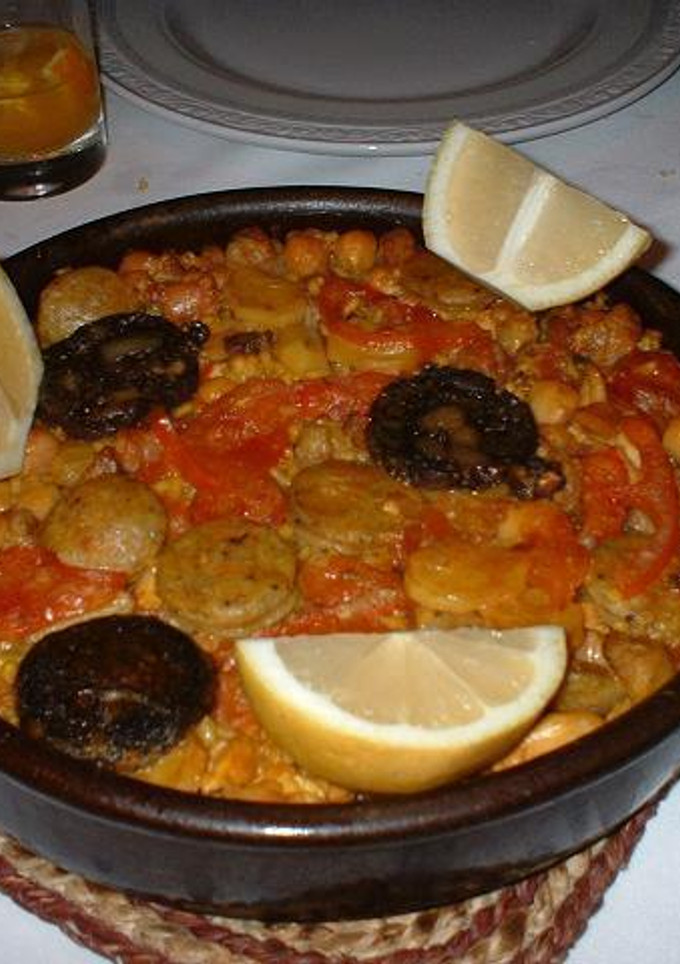 Una foto de Arroz al horno valenciano