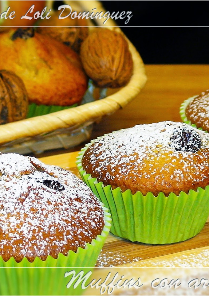 Una foto de Muffins con arándanos