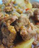 Guiso de zorza y verduras