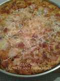 Rica pizza casera
