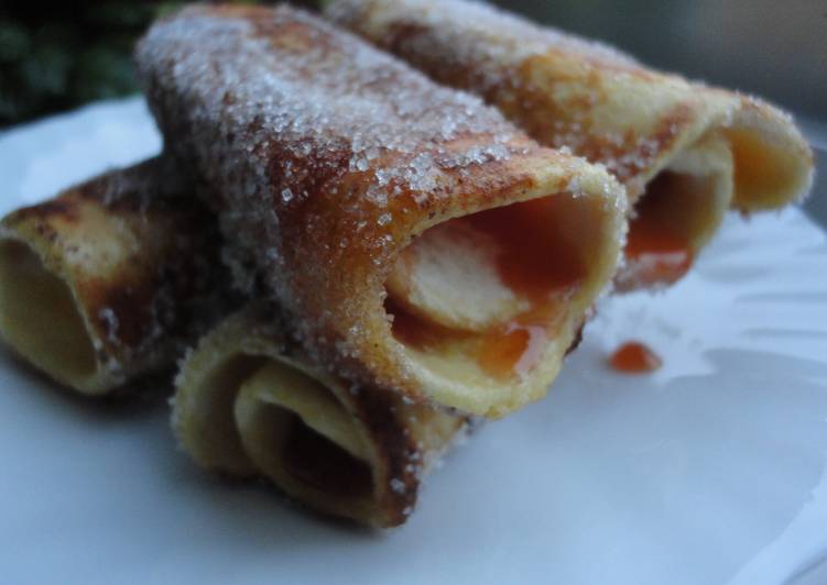 Rollitos de pan francés