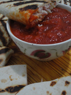 Una foto de Quesadillas de lacón y queso emmental