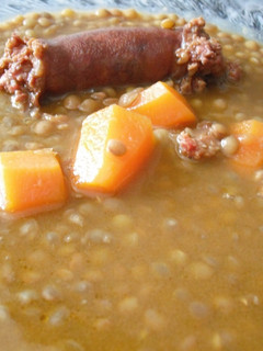 Una foto de Lentejas con chorizo de la abuela