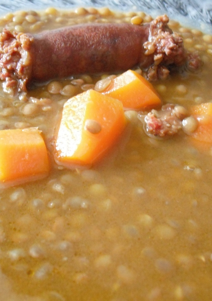 Una foto de Lentejas con chorizo de la abuela