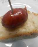 Pintxo de chorizos al vino